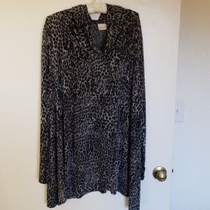 Animal print tunic